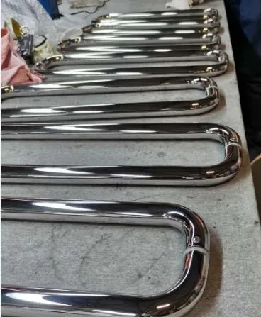SS304 Wooden Door Lock Lever Lock Door Handle Pull Handle