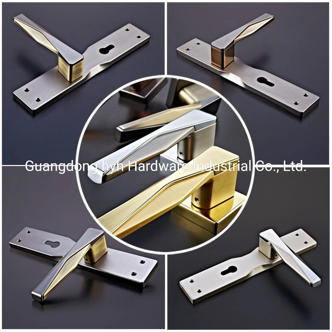 European Interior New Good Design Lock Chrome Polish Handle Door Handles