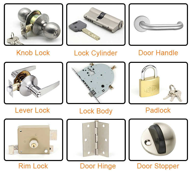 Main Glass Door Long Type Aluminum Cabinet Handle Zinc Alloy Door Lock Pull Handle
