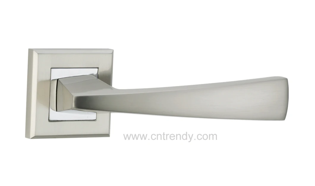 Door Hardware Interior Solid Wooden Door Lock Handle (z6014-zr15)