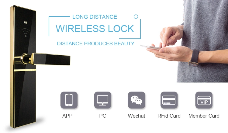 Electronic Mortise Door Lock with International Standard Five Lock Tongue