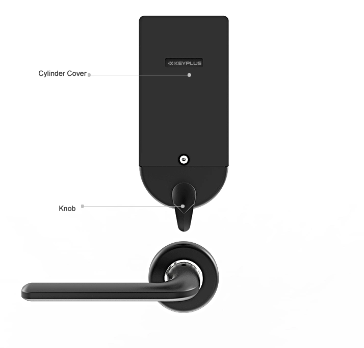 Smooth Lever Handle Lock fashion Design Door Lock