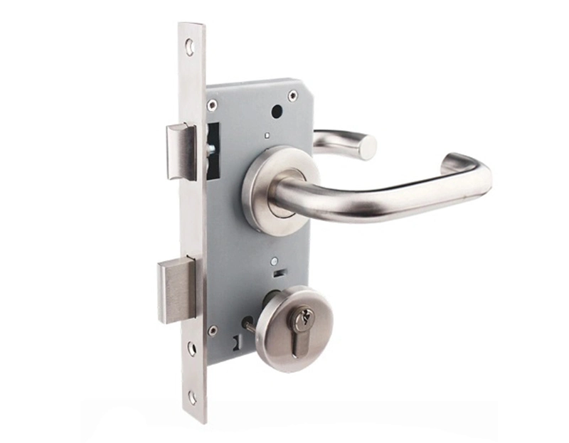 Heavy Duty Door Lock Double Sided Stainless Steel Handle Lock Mortise Door Handle Lock Set