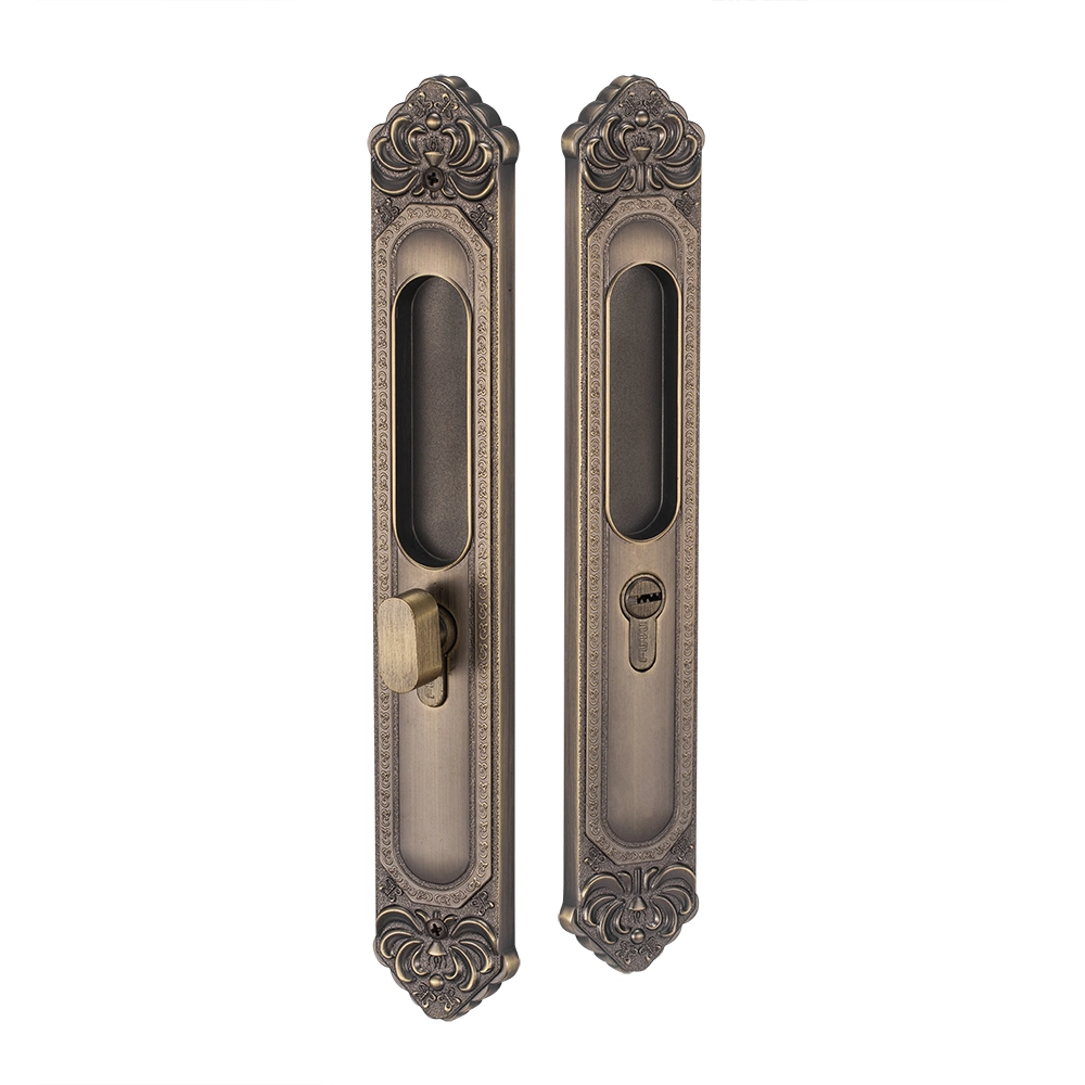 Luxury Solid Zinc Alloy Sliding Door Handle Lock