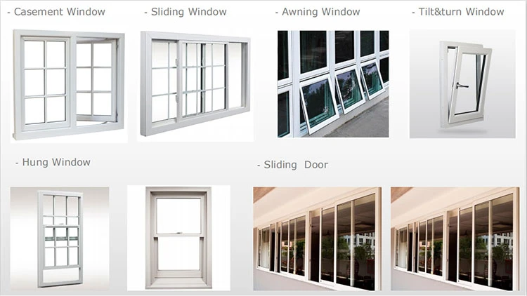 Best Price UPVC Sliding Door Plastic Glass Door with Muti-Point Handle Lock