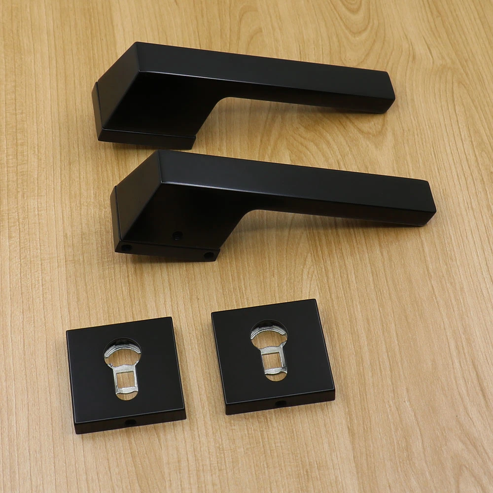 Modern Internal Sliding Interior Door Handle Zinc Alloy Door Lever Handle