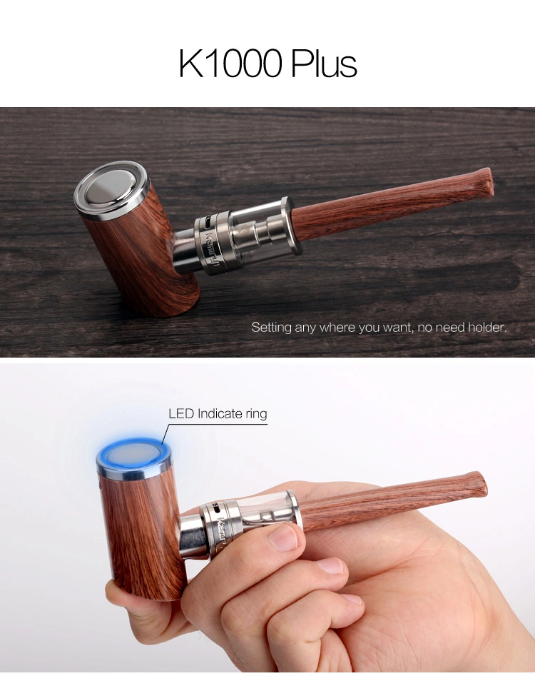 E Cigarette Kamry K1000 Plus E Pipe Resin Drip Tip Wooden Design Vape