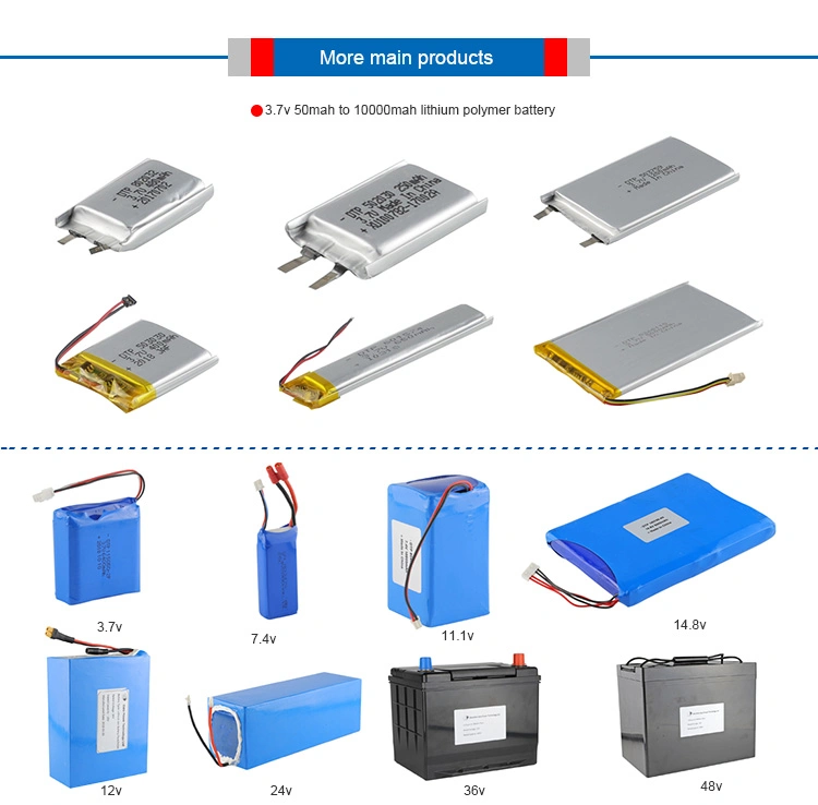 Ultra Thin Li Polymer Rechargeable Battery for Single Wheel E-Bike