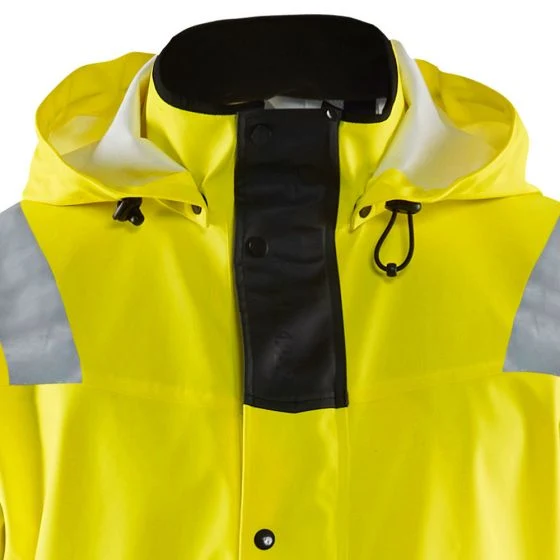 Hi Vis Long Rain Coat