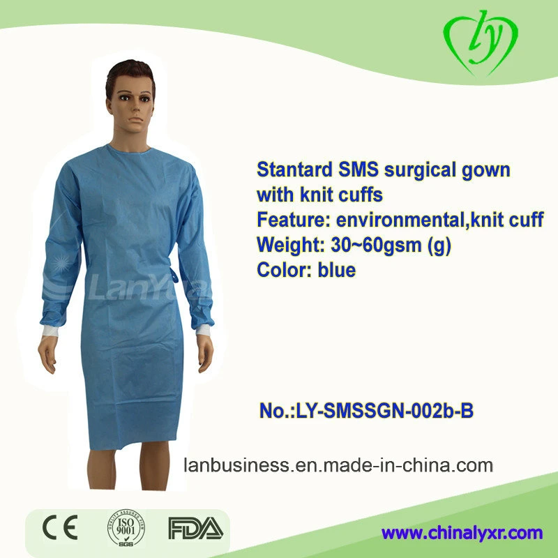 SMS Disposable Lab Coats with Tie (LY-coats)