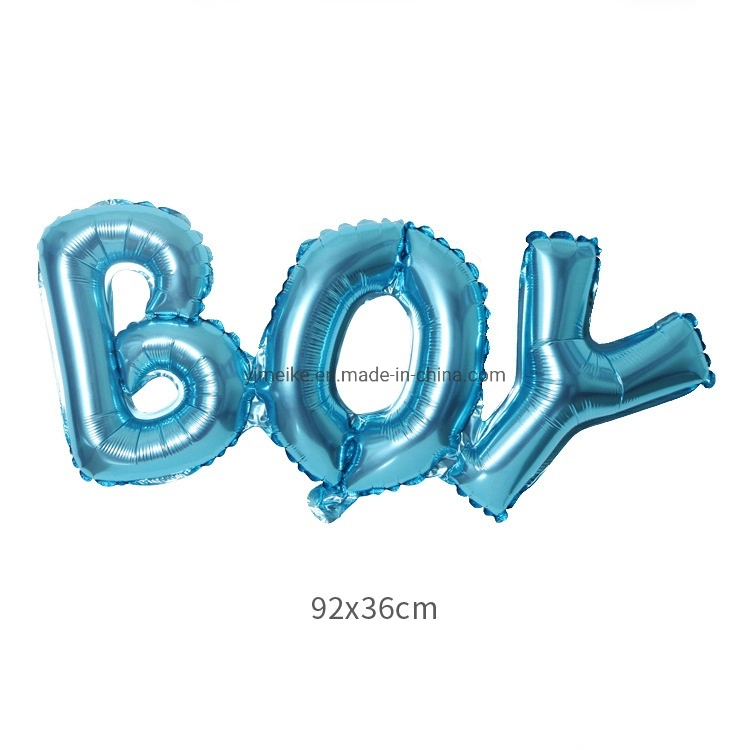 Boy Girl Rain Curtain Balloon Set Baby Party Gender Reveals Decoration