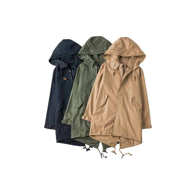 2019 New Lauched Parka for Men Parka Coat for Men Hooded Long Men Parka with Pockets