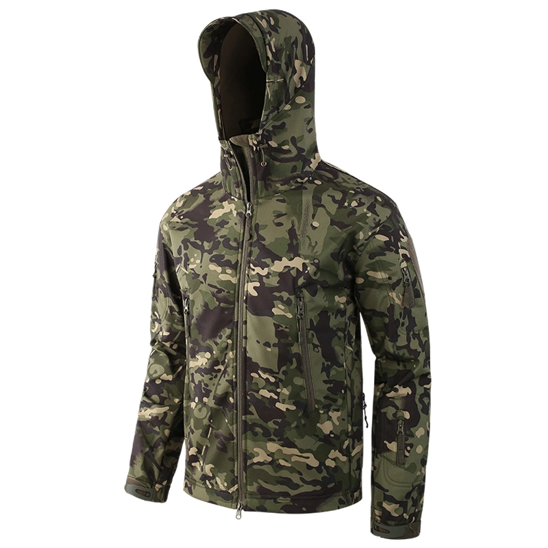 Waterproof Digital Camouflage Army Rain Coat Jacket