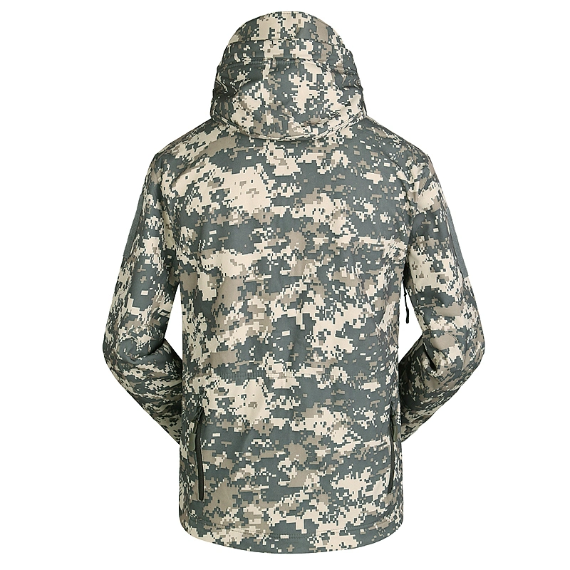 Waterproof Digital Camouflage Army Rain Coat Jacket