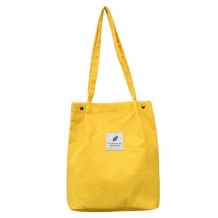Women Shopping Bag Cloth Shoulder Handbag Reusable Foldable Totes