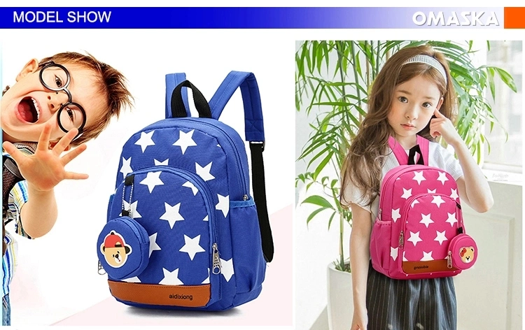 Fashion Korean Style Cartoon Nursery School Kids Backpack Children School Bag