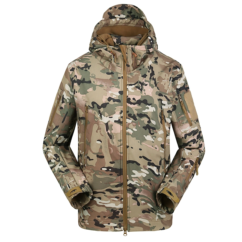 Waterproof Digital Camouflage Army Rain Coat Jacket