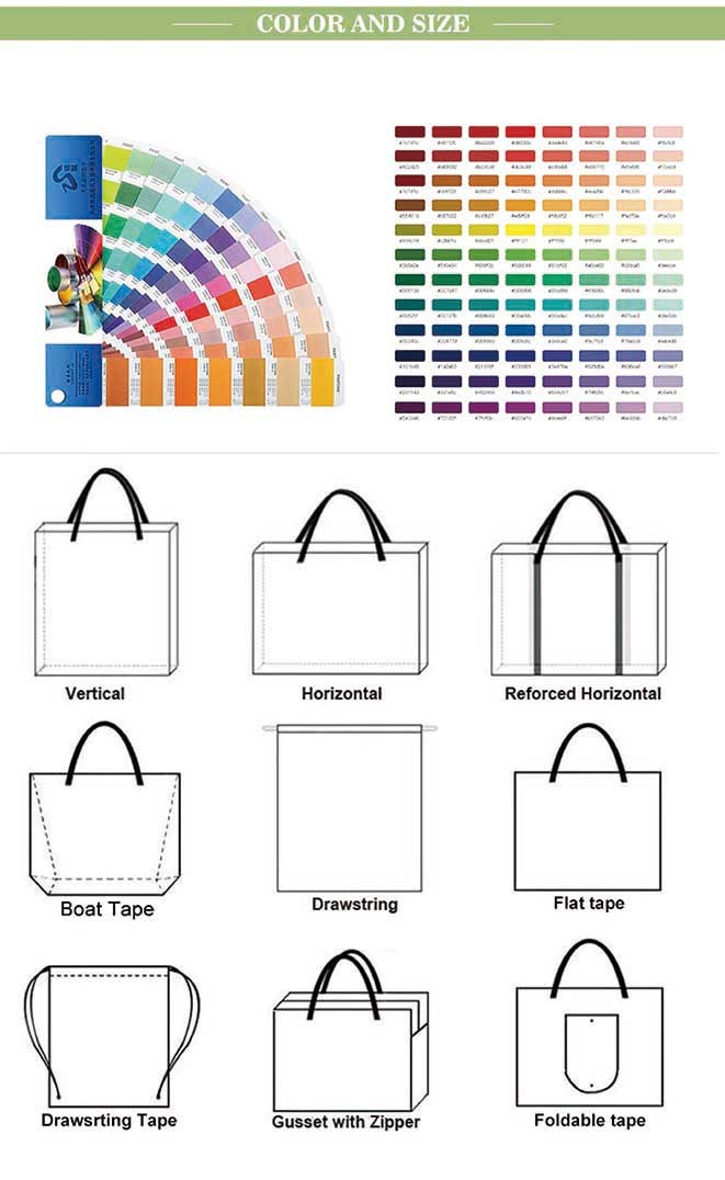 Non Woven Women Handbag, with Custom Design