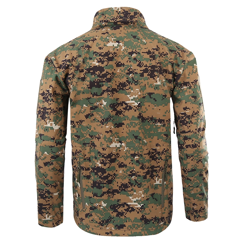 Waterproof Digital Camouflage Army Rain Coat Jacket