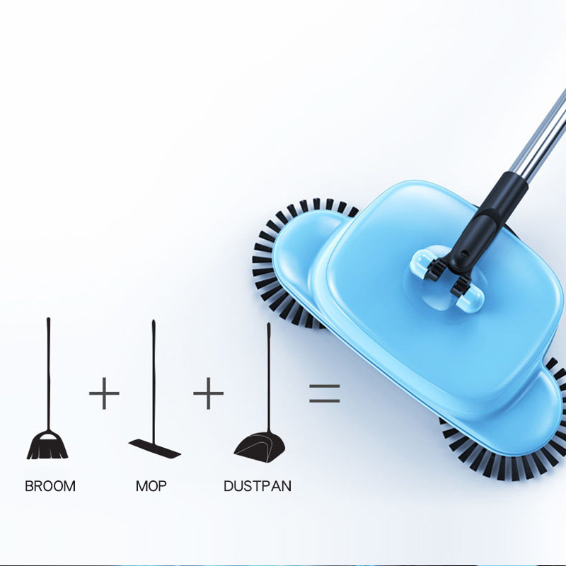 360 Lazy Degree Rotating Twist Floor Cleaning Mop and Bucket Cotton Wet Plastic Mops