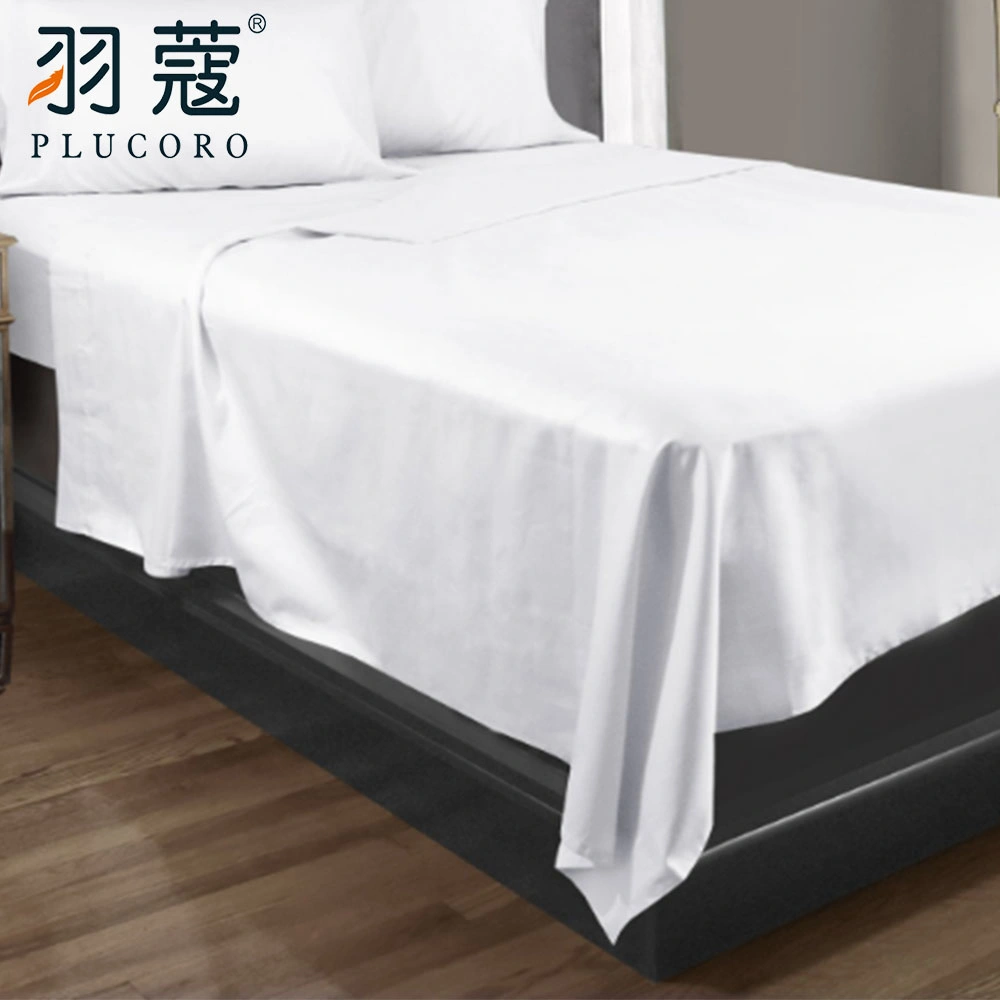 5 Star Hotel Bedding Set 400tc Hotel Flat Bed Sheet Set