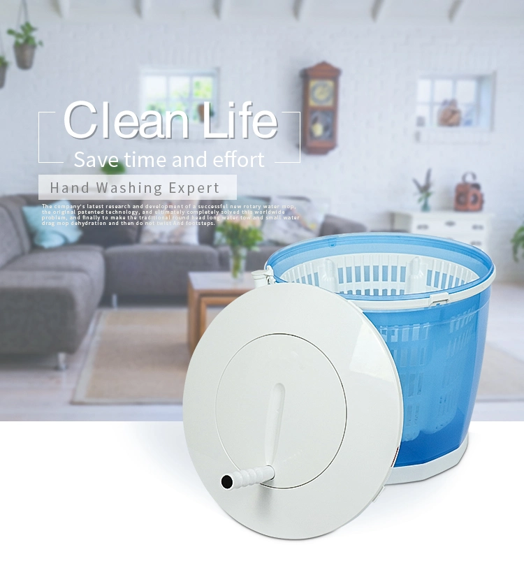 Plastic Floor Cleaning Mop Bucket, Multi-Funtional Bucket, Divided Mop Bucket