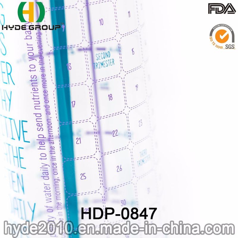 900ml Clear Tritan Sport Water Plastic Bottle (HDP-0847)