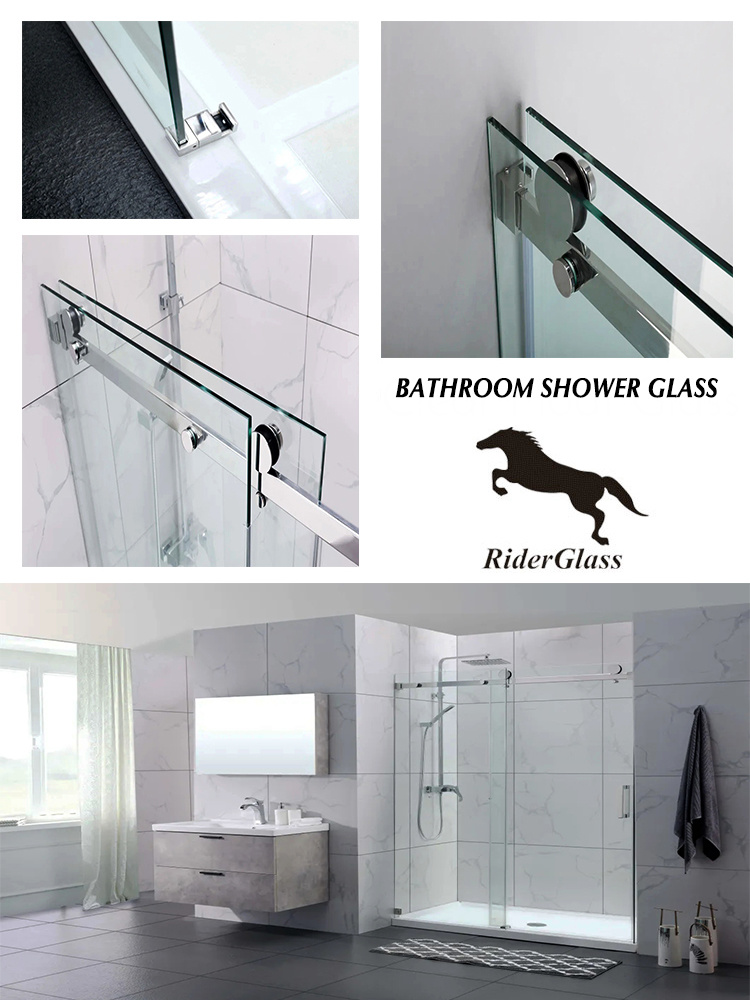 Rider Shower Doors Glass (Patterned Glass/Tempered Glass/Acid-etched Glass/Laminated Glass)