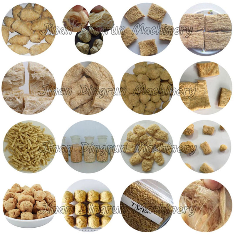 Textured Soya Protein Processing Line Soya Protein Production,
