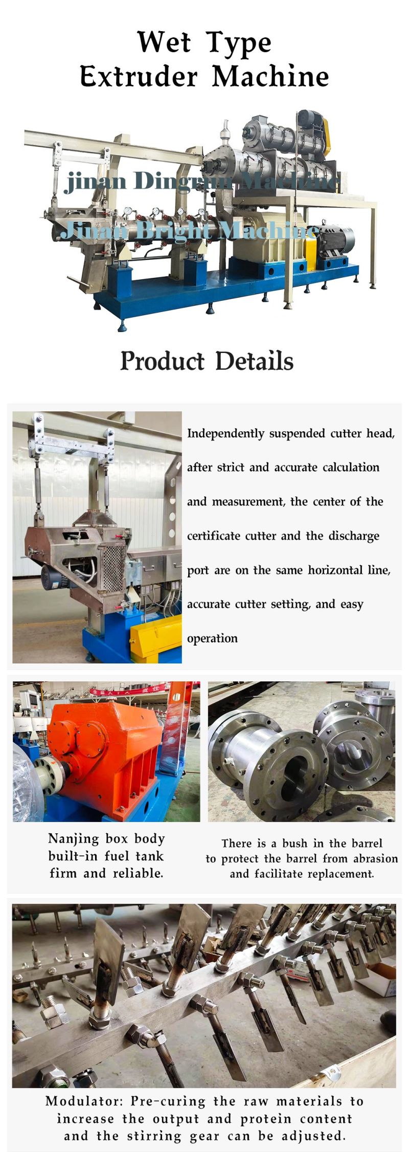 Textured Soya Protein Processing Line Soya Protein Production,