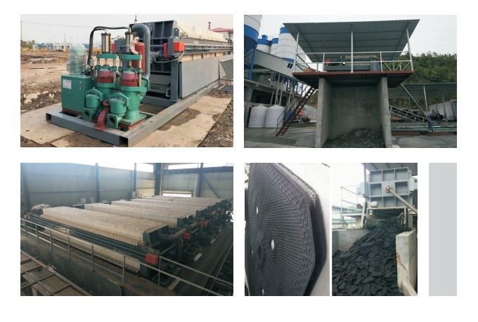 Filter Press for Stone Granite Cutting Slurry Hydraulic Chamber Filter Press