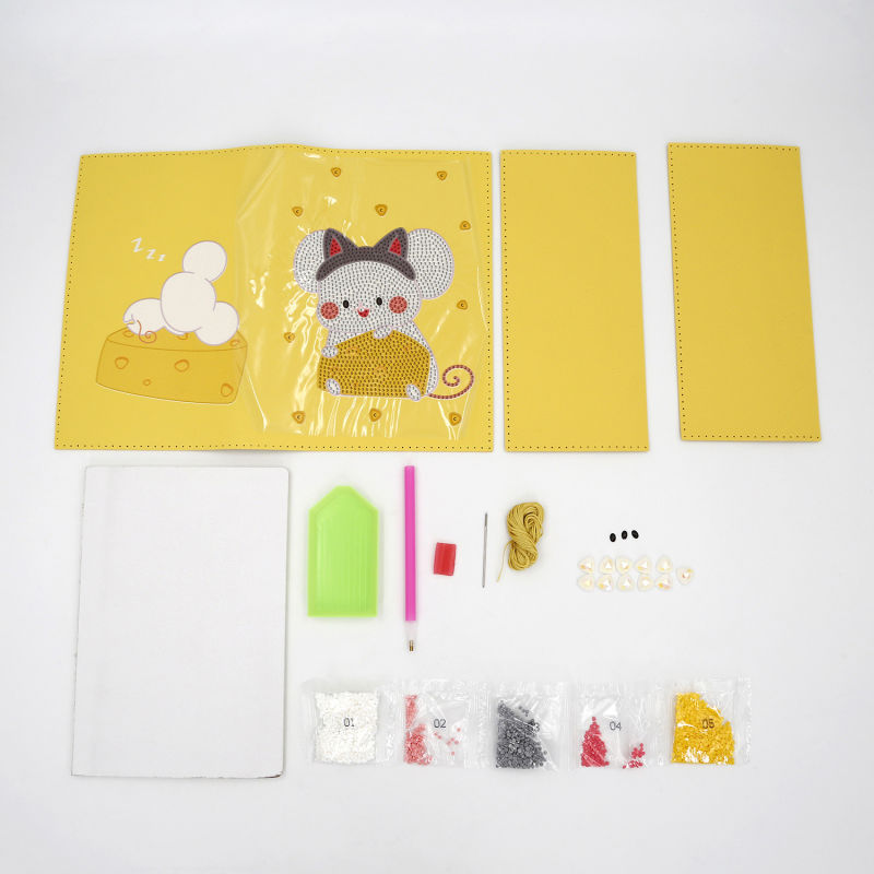 A5 Size Custom Logo Lockable PU Leather Date Notebook Diary