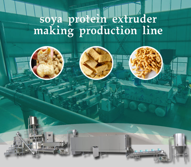 Soya Chunks Processing Manufacturing Process of Soya Chunks.