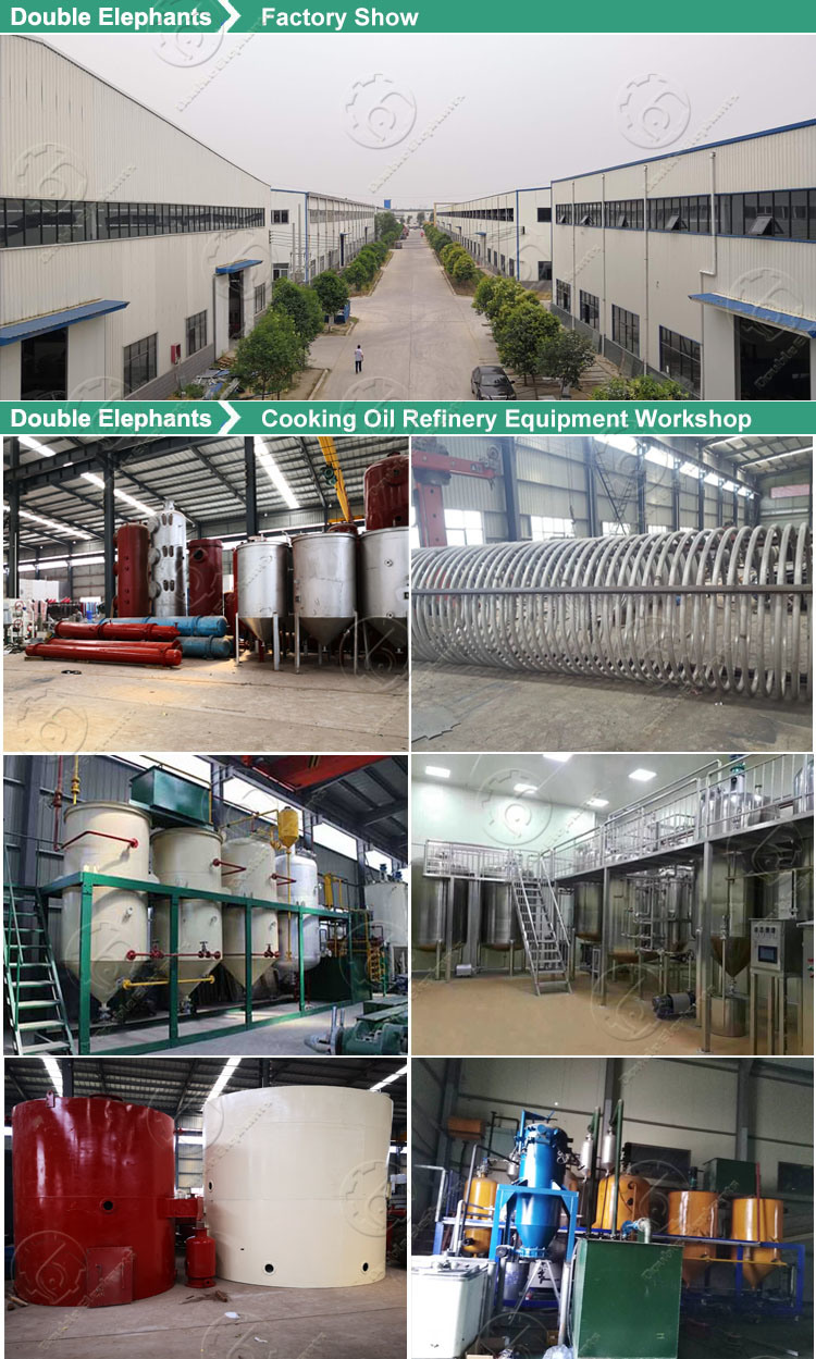 Cooking Crude Peanut Soya Sunflower Cotton Seed Coconut Oil Refinery