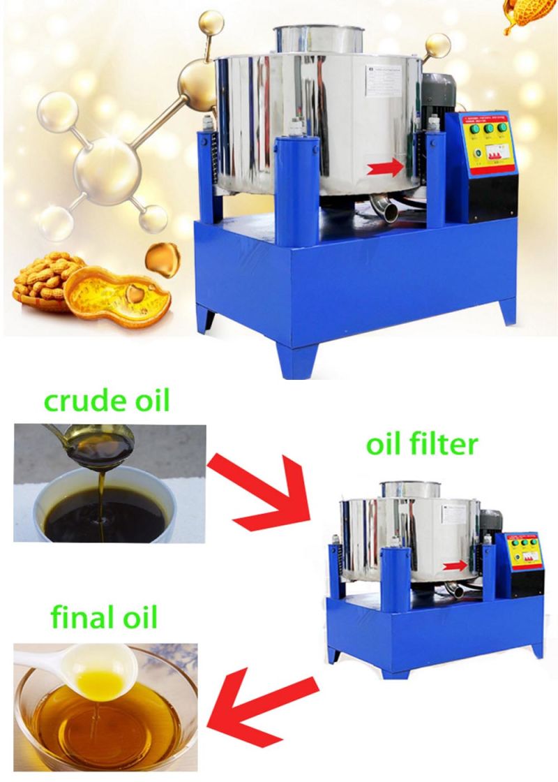 Stainless Steel Mustard Oil Filter Vacuum Cooking Oil Filter Machine