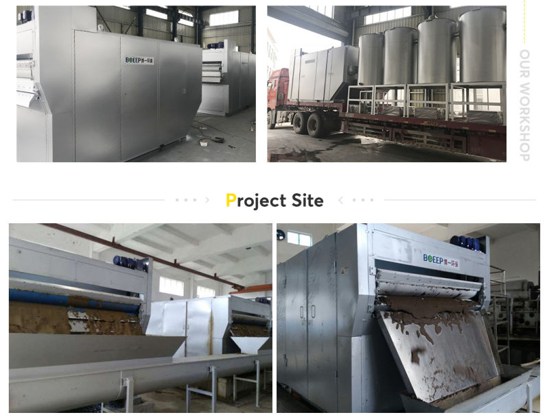 Sewage Wastewater Treatment Plant Belt Filter Manufacturers Sludge Treatment Equipment