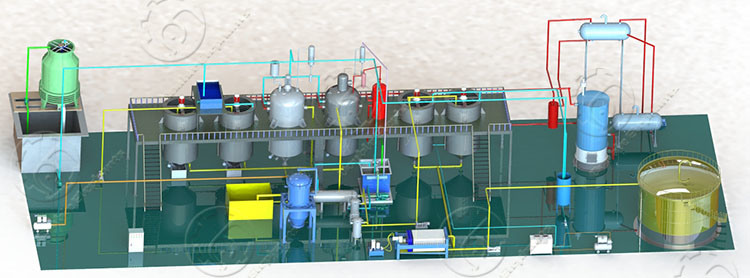 Soybean Cotton Seed Vegetable Oil Deodorizing Groundnut Oil Refinery Machine Machinery