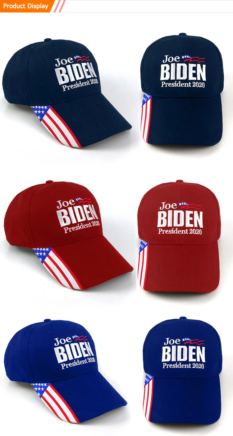 Wholesale Promotional Cap Custom Women Men Embroidery Dad Hats Custom Logo Biden Baseball Hats