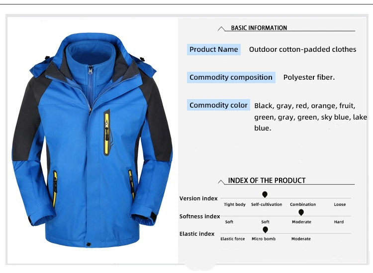 Men′ S Climbing Waterproof Jacket Windproof Rain Coat Hooded Wr Windbreaker