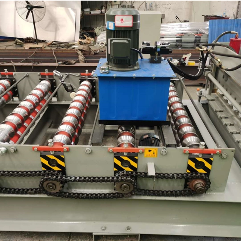 Popular Trapezoidal Metal Roofing Sheet Roll Forming Machine