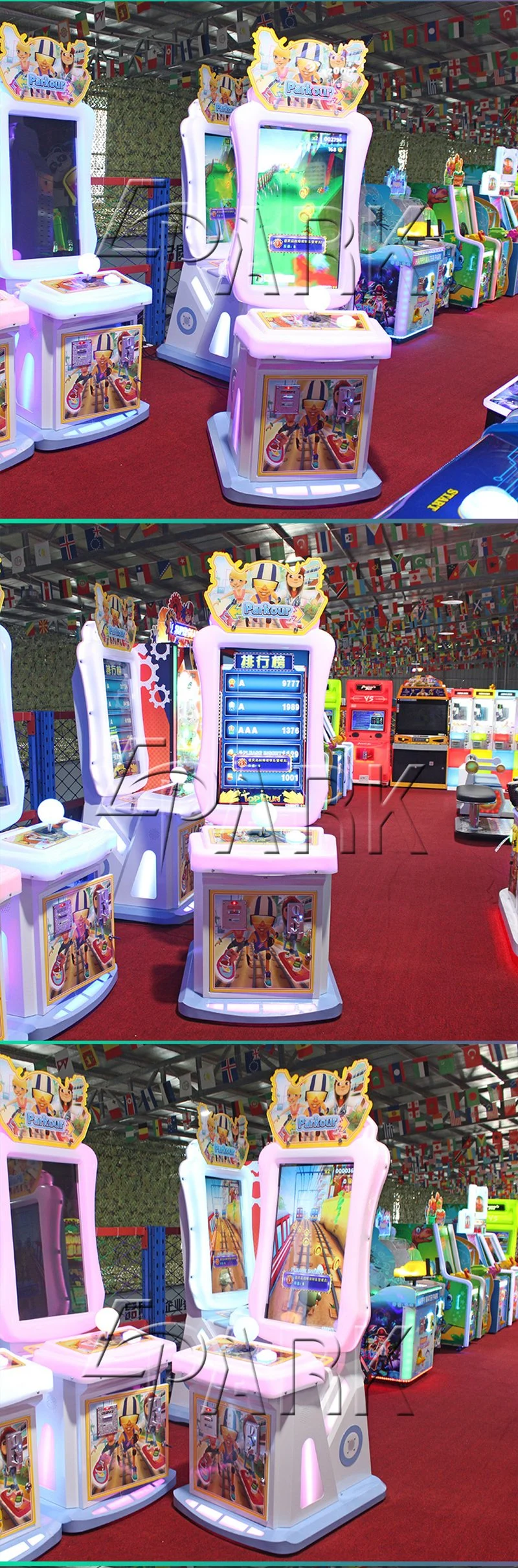 Malaysia Arcade Machines Cheap Price Subway Parkour Video Machine Race Game Machine