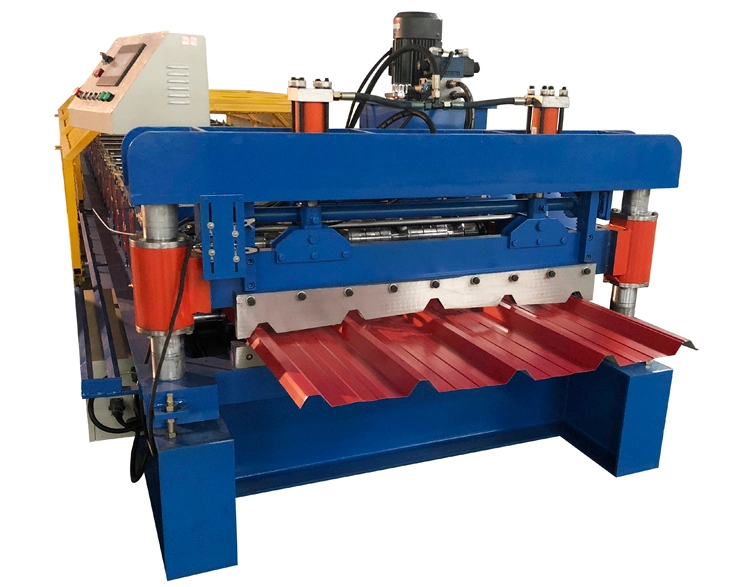 Trapezoidal Roofing Sheet Roll Forming Machine Trapezoidal Sheet Metal Machine