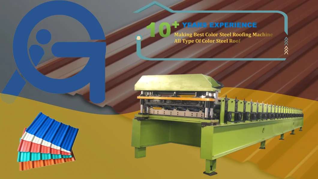 Hydraulic Ibr Steel Corrugated Roof Sheet Roll Forming Machinery China