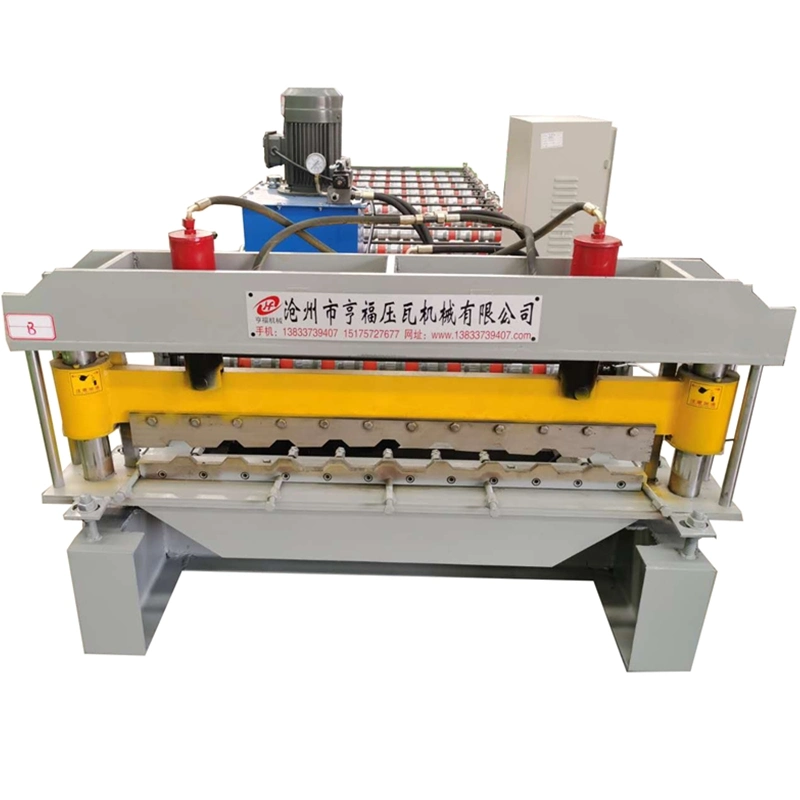 Popular Trapezoidal Metal Roofing Sheet Roll Forming Machine