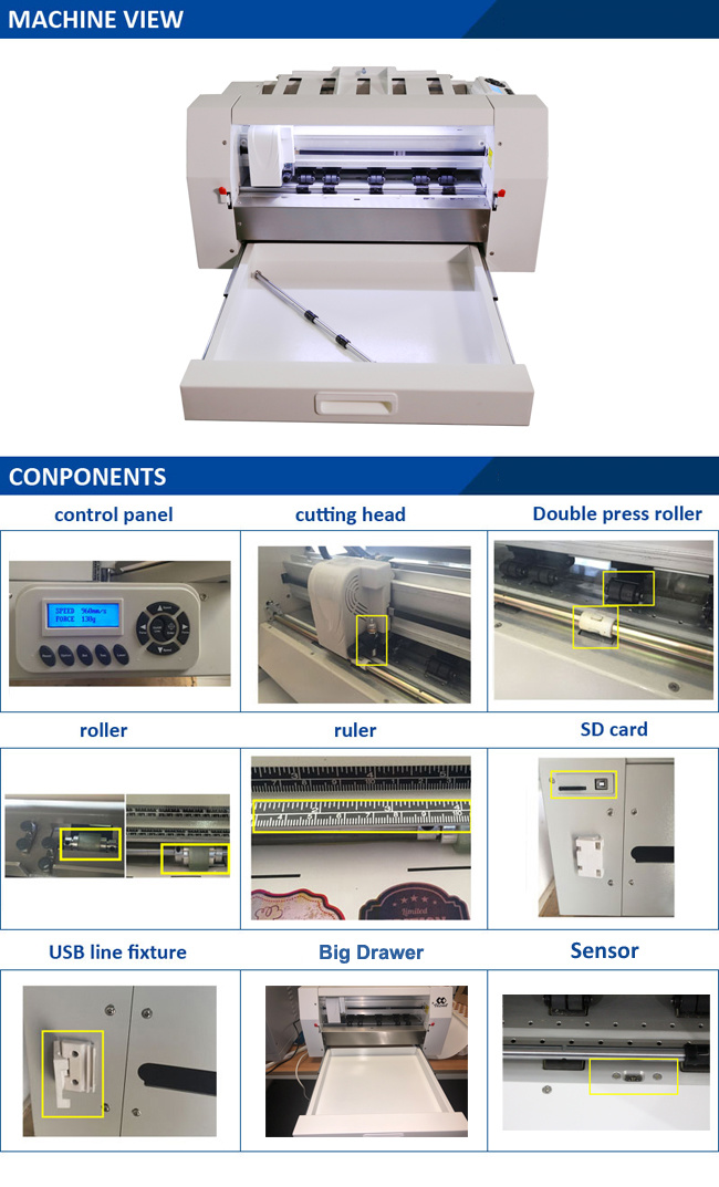 Sheet Feed Sticker Cutter Die Cutting Machine