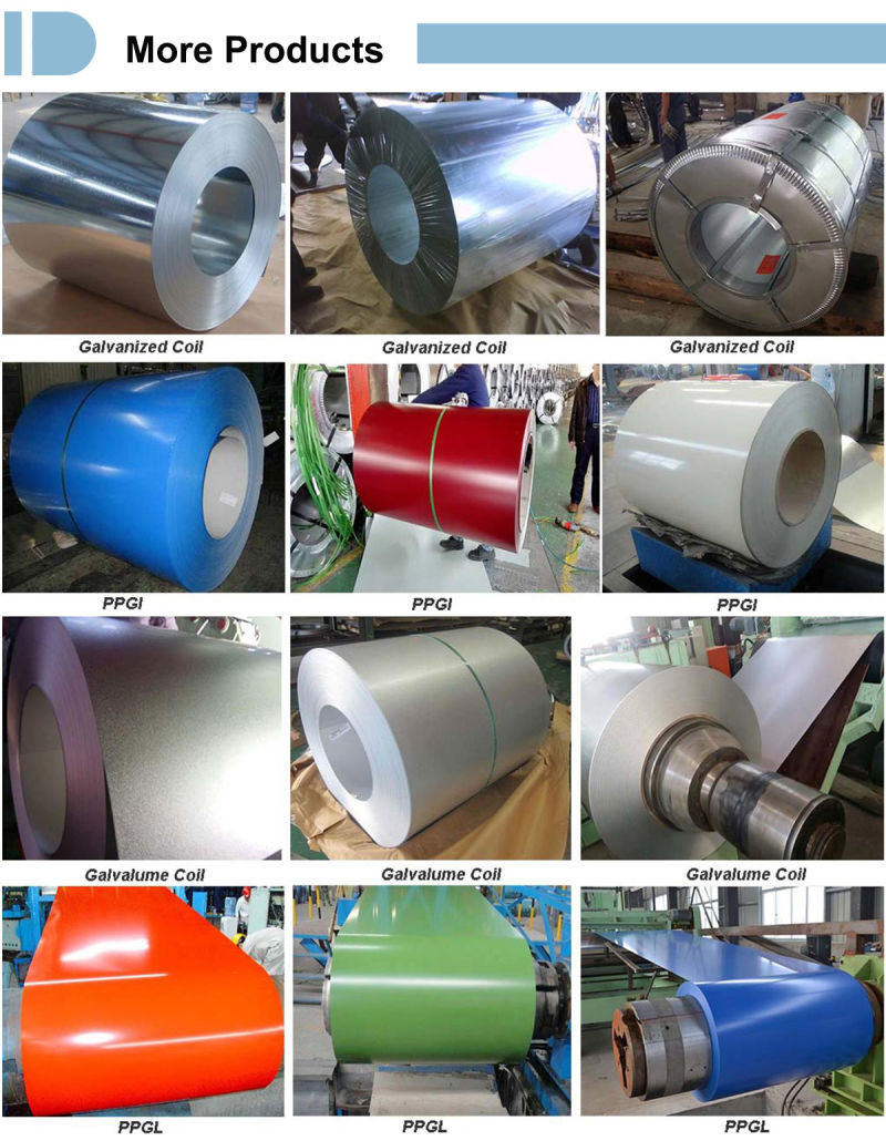 Painted Galvanized Steel Coils PPGI for Build Material Roofing Sheet