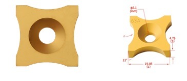 Carbide Cutting Insert for Steel Tube Mill Making