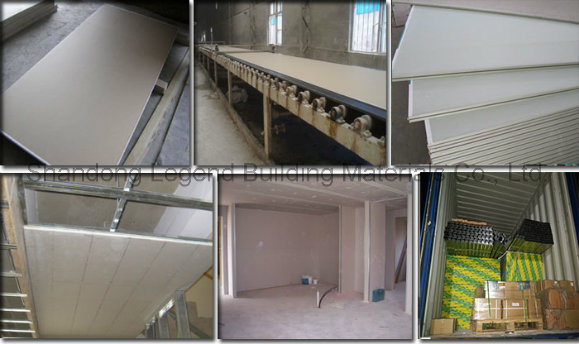 Fiberglass Gypsum Board/Plasterboard/Drywall False Ceiling