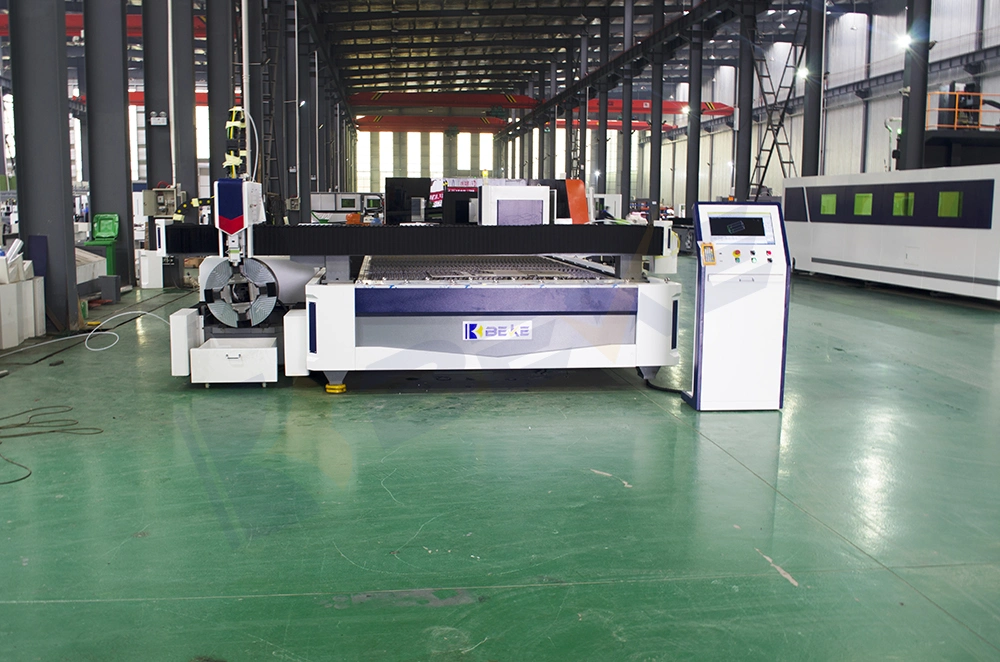 Beke Brand Hot Sales 4020 2000W Carbon Plate Tube Plate Fiber Laser Cutting Machine Factroy Price