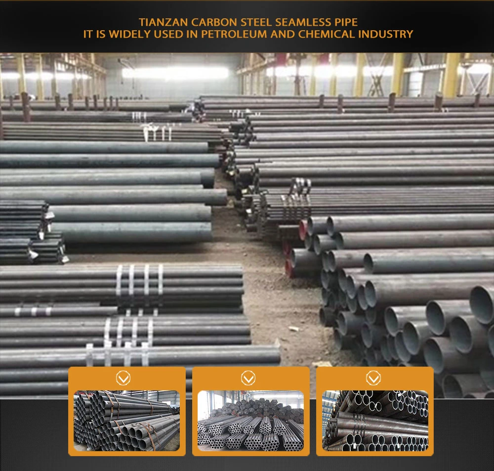 Large Diameter 180mm a 106 Gr. B Carbon Seamless Steel Tube